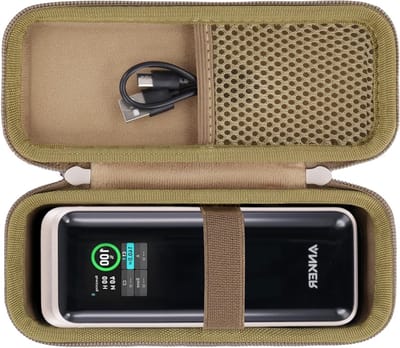 Duurzame Hard Case voor Powerbank 27.650mAh - Bescherming, Draagbaar, Geschikt voor 250W Powerbanks