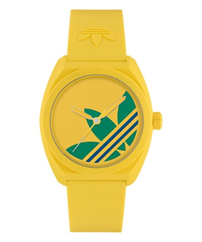 Adidas Originals Project Three AOST26045 Horloge - Kunststof - Geel - Ø 42 mm