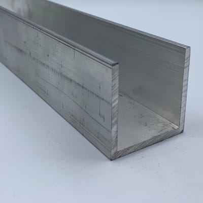 Aluminium Gelijkzijdig U-Profiel - 15x15x15x2mm, 500mm