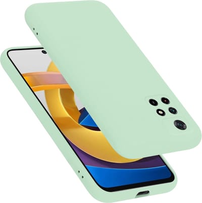 Cadorabo Hoesje geschikt voor Xiaomi POCO M4 PRO 5G in LIQUID LICHT GROEN - Beschermhoes gemaakt van flexibel TPU silicone Case Cover