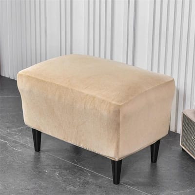 Housse de Canapé Convertible Style Séparé Velours Housse de Fauteuil Fauteuil Housse de Longue Chaise Housse de Canapé Housse Élastique pour Salon beige