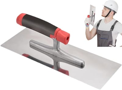 Beton Troffel - Pleisterspatel Cement - Beton Afwerken - Roestvrij Staal - 30 cm - Grijs