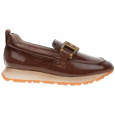 Hispanitas Kansas Rock bruin leren loafers