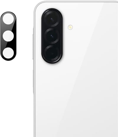 IMAK Camera Lens Protector - Geschikt voor Samsung Galaxy A17 Camera Lens Protector - IMAK 9H Tempered Glass - Zwart