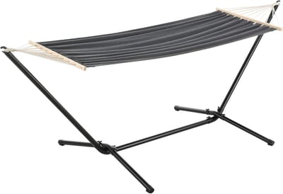 Comfortabele Hangmat met Stevig Staal Frame voor Tuin, Terras of Balkon - 300x100x105 cm