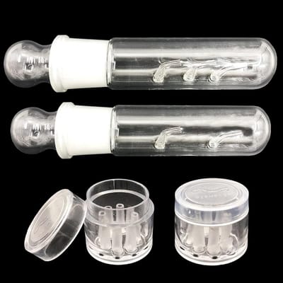 Effectieve Planaria Trap voor Aquariums - 4 Stuks, Duidelijk Glas en Acryl, Ideaal voor het Vangen van Slakken en Wormen