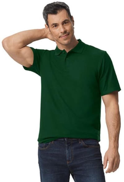 Gildan - Softstyle Piqué Polo - Forest Green maat M