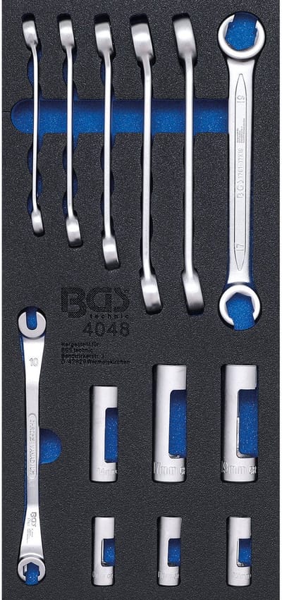 BGS Open ringsleutels en speciale dopsleutels 3/8 13 delig