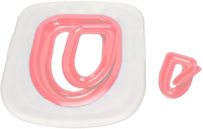Dailygoods- Kattentoilettrainer Universeel - Milieuvriendelijk - Verwijderbaar Ontwerp - Sterk Draagvermogen - Geschikt voor Alle Toiletbrillen - Eenvoudig in Gebruik - Toilettrainer