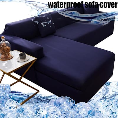 Stretch waterdichte bankhoes stofdicht effen kleur hoezen L-vormige hoekbank bankhoes aparte bankhoezen huisdiervriendelijk 3 seater 185-230cm