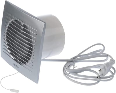 Badkamer Ventilator Ø 125mm - Stille Afzuigventilator voor Vocht en Geuren