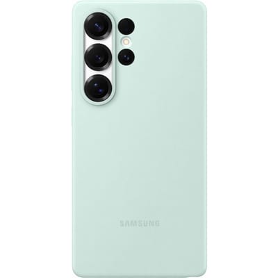 Originele Silicone Backcover voor de Samsung Galaxy S25 Ultra - Mint