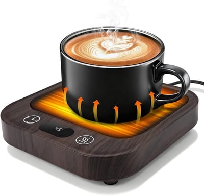 Elektrische Bekerwarmer met Temperatuurweergave en Timerfunctie