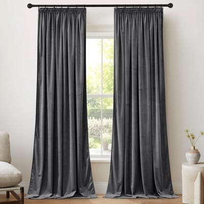 Dailygoods- Gordijnen Verduisterend 2 Stuks - Fluwelen Gordijnen Kant en Klaar - Thermische Isolatie - 132x260cm - Zacht en Dikke Textuur - Verduisteringsgordijnen