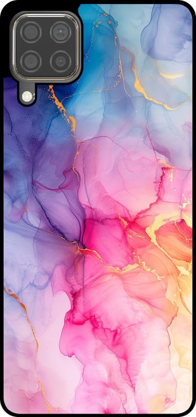 Smartphonica Telefoonhoesje Geschikt voor Huawei P40 Lite met marmer opdruk - TPU backcover case marble design - Regenboog geschikt voor Huawei P40 Lite