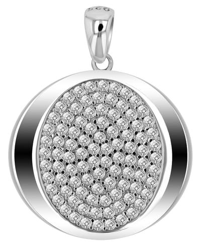 AKZENT Akzent dames hanger "Saara" van 925 Sterlingzilver, gerhodineerd, duurzaam