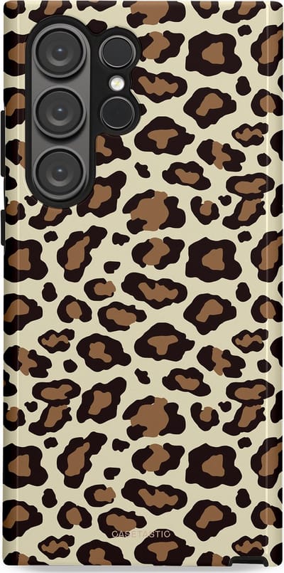 Casetastic Hoesje Geschikt voor Samsung S23 Ultra - Stijlvolle Beschermende Duo-layer Case - Gevaarlijk geduld