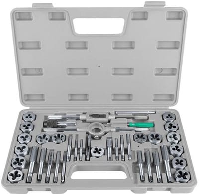 Dailygoody - 40-delige Metrische Schroefdraad Tap en Snijset - Stalen