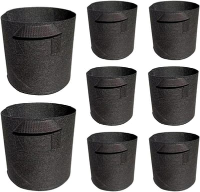 Plantenpotten Vijver - Waterlelie Mand Kweekzakken - Aquatische Planten Kweken - Opvouwbaar Ademend Niet-geweven - 1 Gallon - Niet gespecificeerd