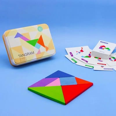 3D houten dierenpuzzel Montessori Tangram speelgoed voor kinderen, educatief sorteerspel, kindercadeau