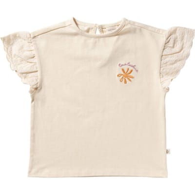 Your Wishes Wide Shirt Broderie White Swan meisjes 104