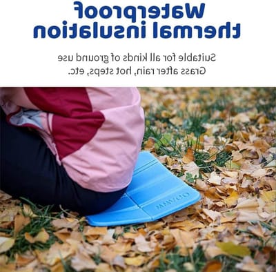 Comfortabele Vouwkussens voor Buiten - Thermische Zitkussens voor Volwassenen en Kinderen - Ideaal voor Tuin, Kamperen en Picknicken (4 Stuks, 4 Kleuren)