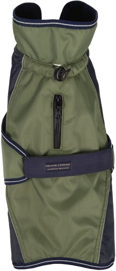 Flamingo Hondenjas Eisberg Groen/ Donkerblauw Winterjas 45cm