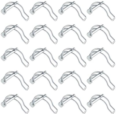 Vouwsplinten in D-vorm 4,5 x 40 mm - 20 Stuks voor Boot en Tuinieren