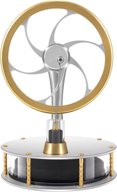 Laagtemperatuur Stirlingmotor Model - Educatief Speelgoed voor Desktop en Wetenschapsliefhebbers