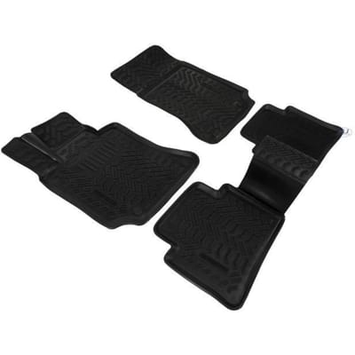 J&J AUTOMOTIVE | Tapis De Sol En Caoutchouc 3D Exclusive Pour Mercedes E Classe W212 / S212 2009-2016 noir