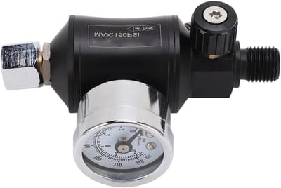 Luchtdrukregelaar met Filter en Meter voor Spuitpistool - Pneumatische Afstelklep 1/4in NPT Aansluiting
