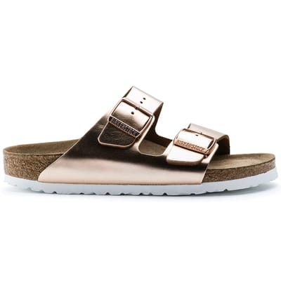 Natuurlijke lederen sandalen voor vrouwen Birkenstock Arizona