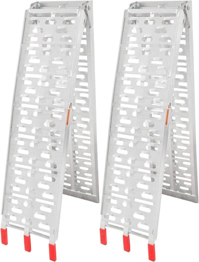 Inklapbare Oprijplaat 680 kg - Aluminium Laadrail met Antislip - 2 Stuks