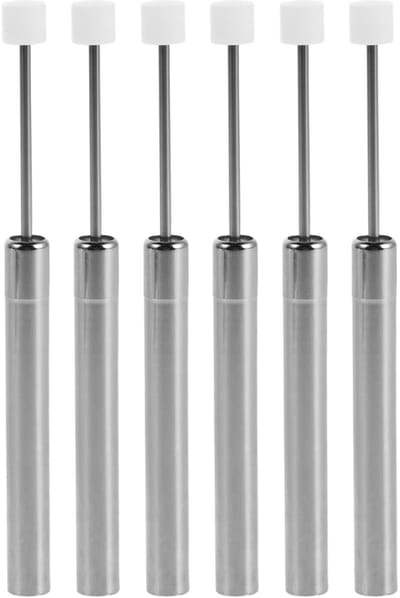 6 stuks reservezuiger voor vuilnisemmers, hydraulische soft-close-demper, voor vuilnisbakdeksel, stil sluitmechanisme, geschikt voor keuken, kantoor en woonkamer, schokabsorberend en duurzaam