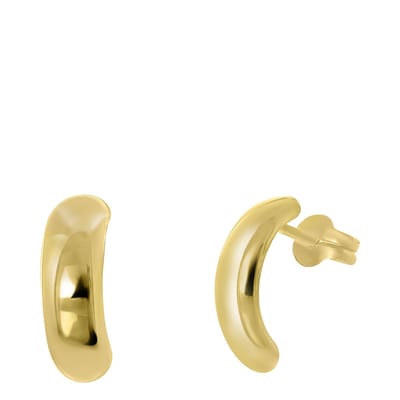 Lucardi Dames Oorbellen - Oorbellen - Cadeau - 14 Karaat Goud - Geelgoud
