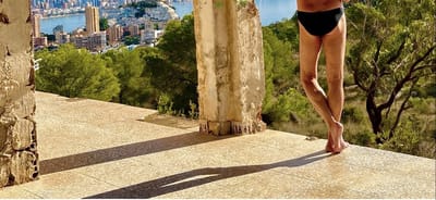 Sexy zwemslip mannen - zeer laag (Speedo-model) zwembroek - zwart - maat M/L