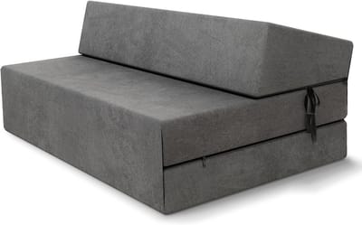 Opvouwbaar Gastenmatras 120x200 cm Hoogwaardig Schuim Slaapbank Optie Wasbare Hoes