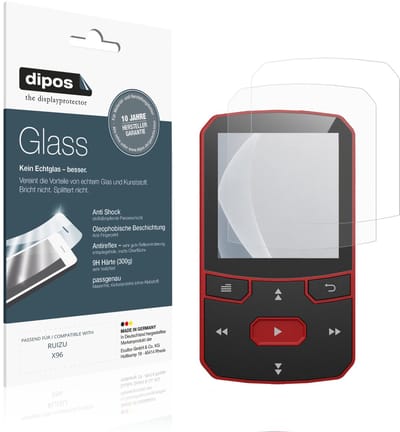 dipos – 2x Matte Pantserfolie geschikt voor RUIZU X96 | 9H Screenprotector