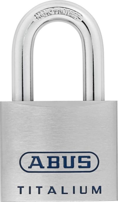 ABUS Titalium hangslot, 96TI/50, titalium