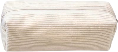 Etui met Grote Capaciteit – Multifunctionele Pennenzak voor Schrijfwaren, Draagbare Etui Organizer, School Etui en Kantoor Etui - Beige
