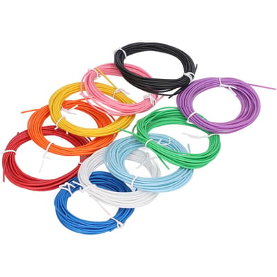 10 Kleur 3D Pen PCL Filament Navulling 1.75mm Lage Temperatuur Helder 3D Printpen Verbruiksartikelen 5m pink