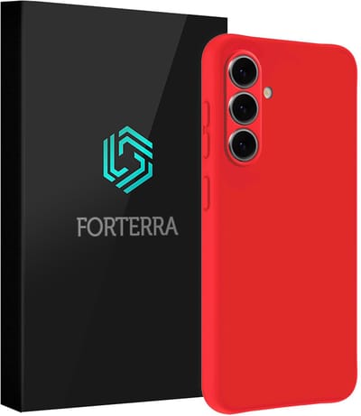 Hoesje Geschikt voor Samsung Galaxy A57 - Sterk & Shockproof - Siliconen Case - Hoes Cover - Rood