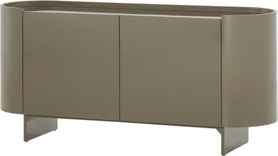WOOOD Liora Tv Meubel 160 cm - Hout - Hoogglans Groen - 75x160x45