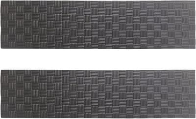 Hometrainer Mat - Fietsmat Set - Vloer Beschermen - Geluidsdempend Antislip - 2 Stuks - Zwart Grijs