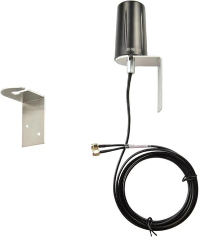 Dubbele Band Antenne - 4G WiFi - Netwerk Verbinding - Hoge Versterking - 2x 2M Kabel - Zwart