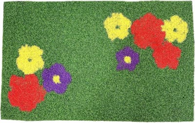 Kunstgras Hondentoilet - Hondenmat Puppyplasbak - Zindelijkheidstraining Hond - Geur- en antibacterieel - 50x80 cm - Groen
