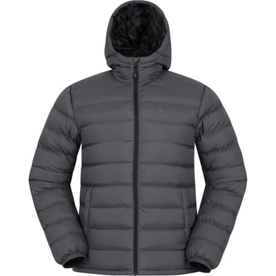 Mountain Warehouse Heren Seasons II Camo Gewatteerde Jas (Medium Grijs)