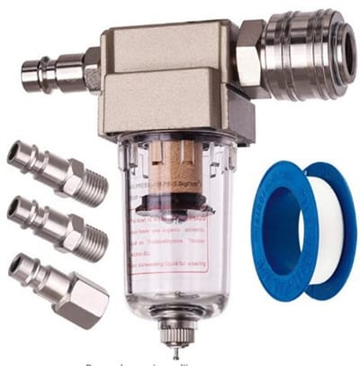 EXCITAT Persluchtfilters - Olie- en waterafscheiders - Wateraansluitsets voor compressorluchtfilters - Snelkoppelingen