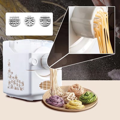 Mygroot - Pastamachine - Volautomatisch - Wit - gezonden eigen gemaakte past - 5 Kg maakt hij zo.