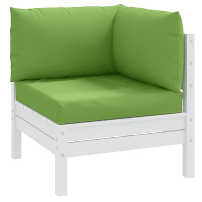 vidaXL - Palletkussens - 3 - st - stof - gemêleerd - groen